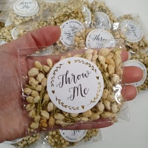 Dried Flower petals for Weddings. Wedding Coffetti. Ivory Jazmine flower buds.